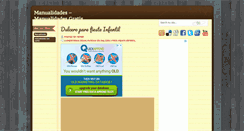 Desktop Screenshot of manualidadesde.com